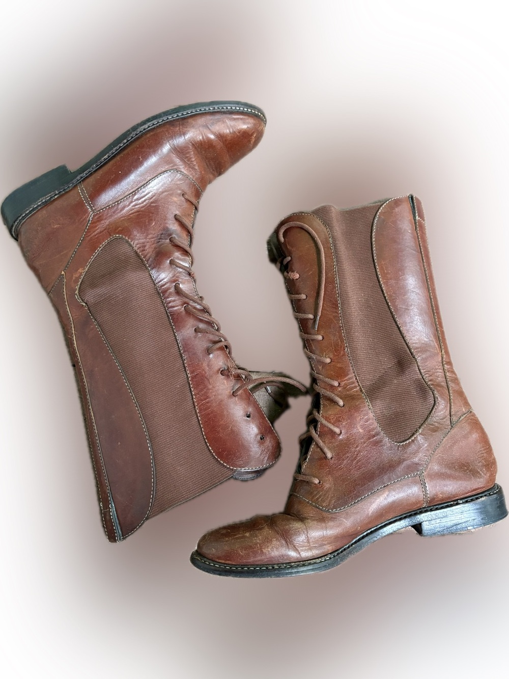 Cole Haan Country Leather Lace-Up Women's Riding Boots